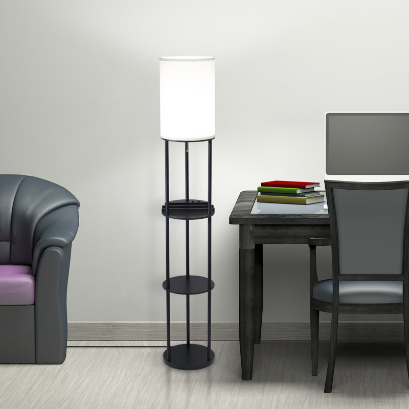 Adesso Charging Station 63" Column Floor Lamp & Reviews Wayfair.ca